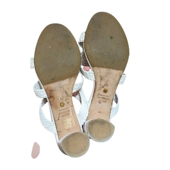 STUART WEITZMAN Woven Padded sandals size 7 - Picture 8 of 11